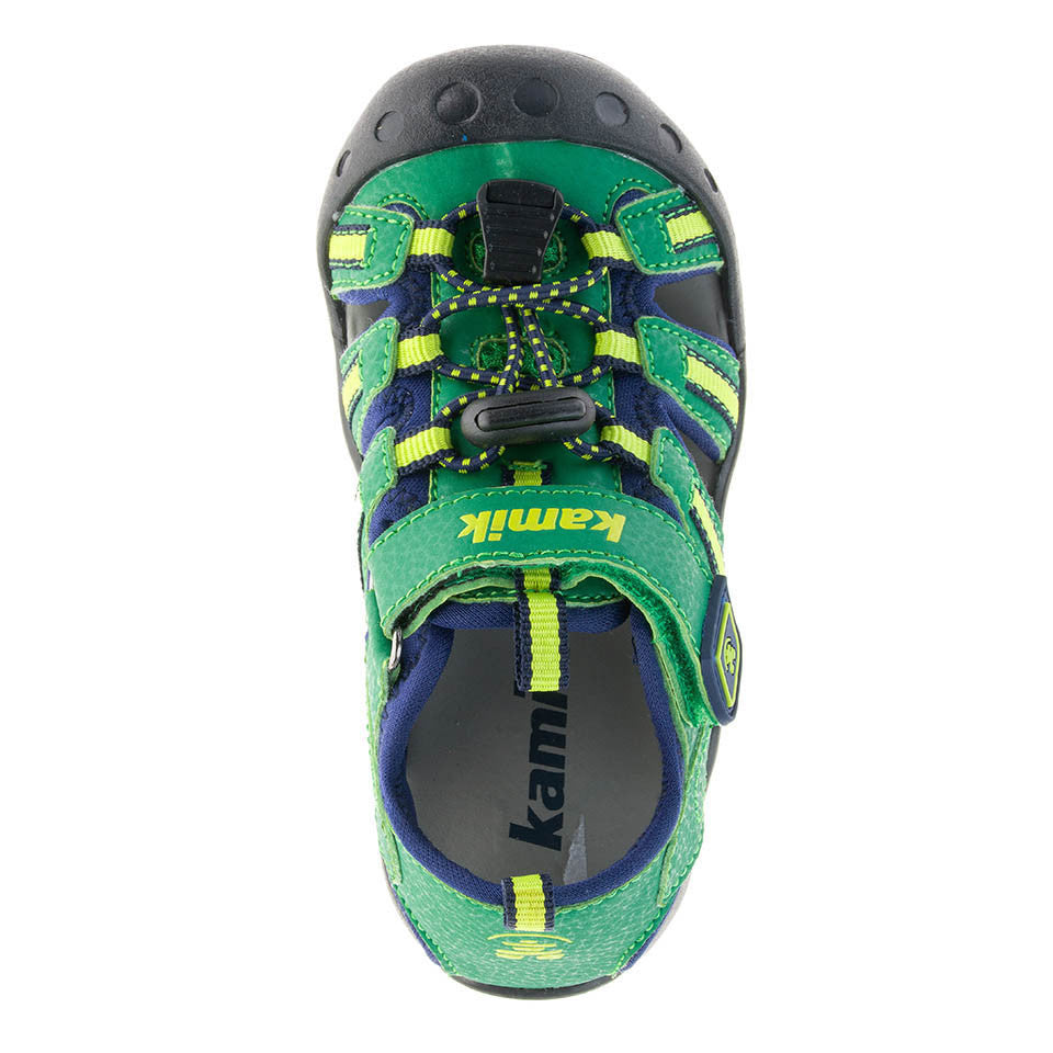 Kamik Green Crab Baby & Toddler Sandals - Waterproof Beach Shoes for Boys & Girls - Perfect for Outdoor Play, Beach Trips & Summer Adventures