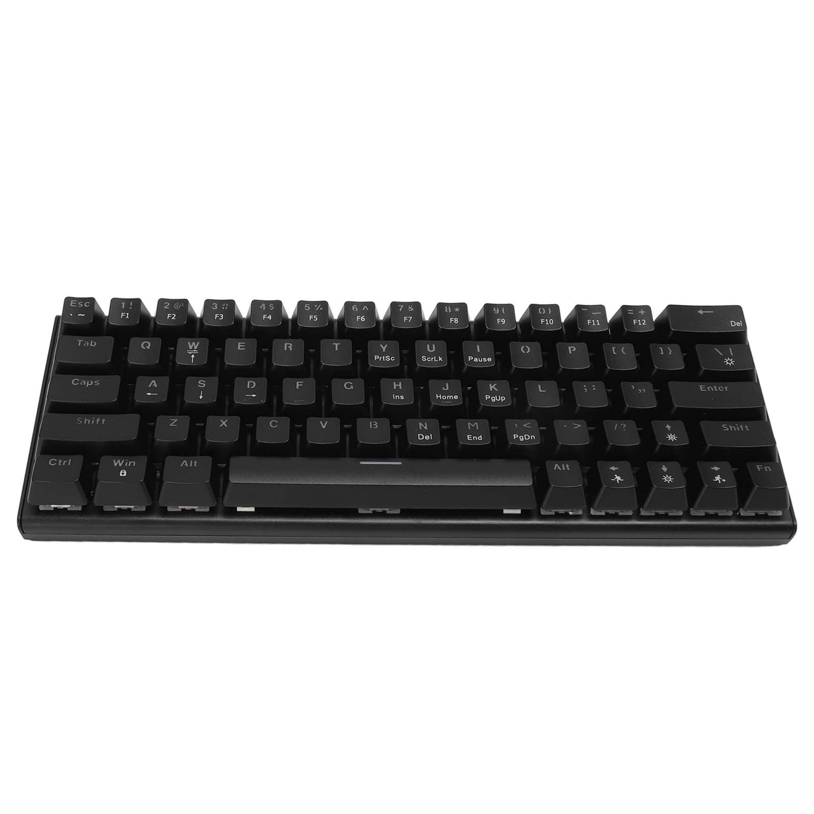 Topiky 63-Key Compact Mechanical Gaming Keyboard with Blue Switches & RGB Backlit - 26-Key Rollover for PC, Laptop - Perfect for Esports, Office Work & Home Gaming Setup