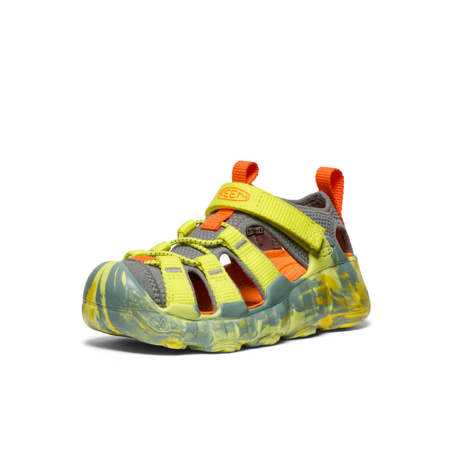 Little Kids' Hyperport H2 Sandal - Lightweight Water Shoes for Boys & Girls | Evening Primrose/Steel Grey | Perfect for Beach, Pool & Outdoor Play