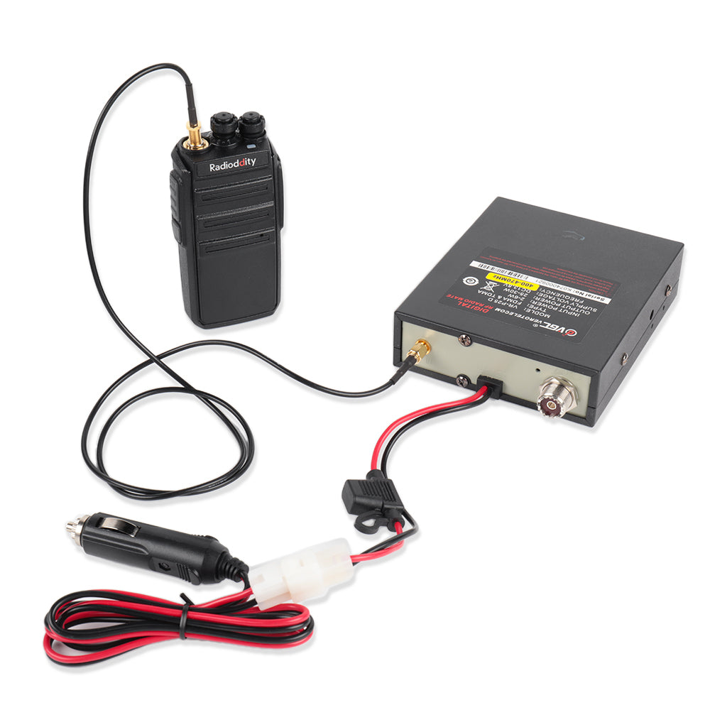 VGC VR P25UD UHF Radio Amplifier - 40W Power Boost for Analog & DMR Modes | Auto Mode Switching | Ideal for Emergency Responders, Security Teams & Outdoor Adventures
