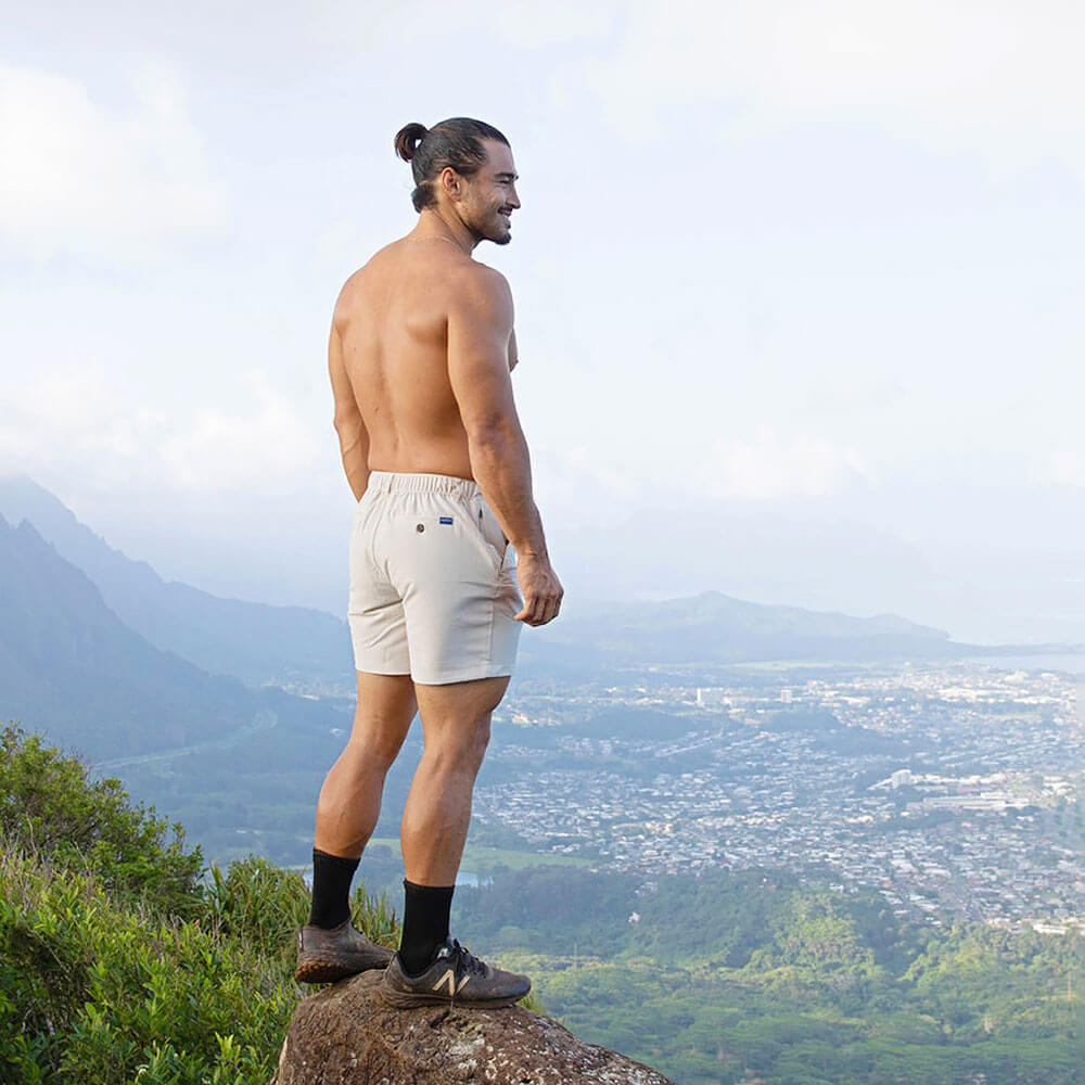 Chubbies 6 Inch The Khakinators Shorts - Light Khaki | Comfortable Casual Men's Summer Shorts for Outdoor Activities & Beach Wear