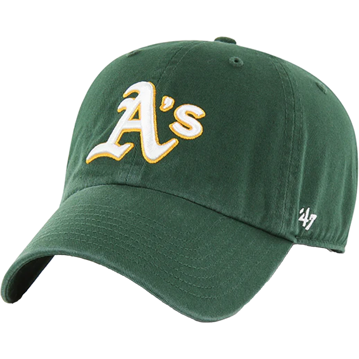 A's '47 Clean Up Cap - Vintage Baseball Adjustable Snapback Hat for Men & Women - Perfect for Sports, Casual Wear & Fan Gear