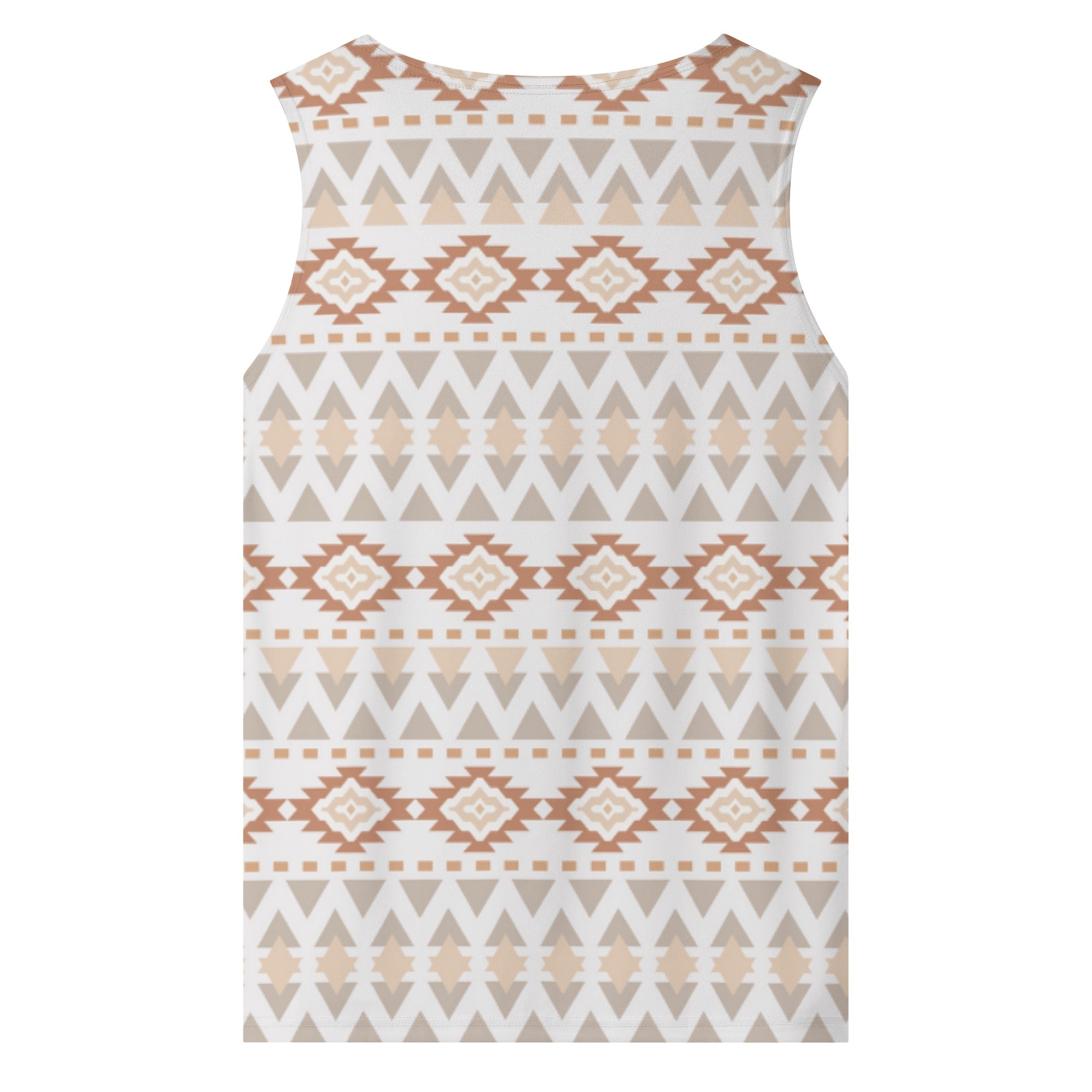 Boho Men's Tank Top - Southwestern Muscle Tee Shirt for Summer | Casablanca Pass | Perfect for Beach, Festival & Casual Wear