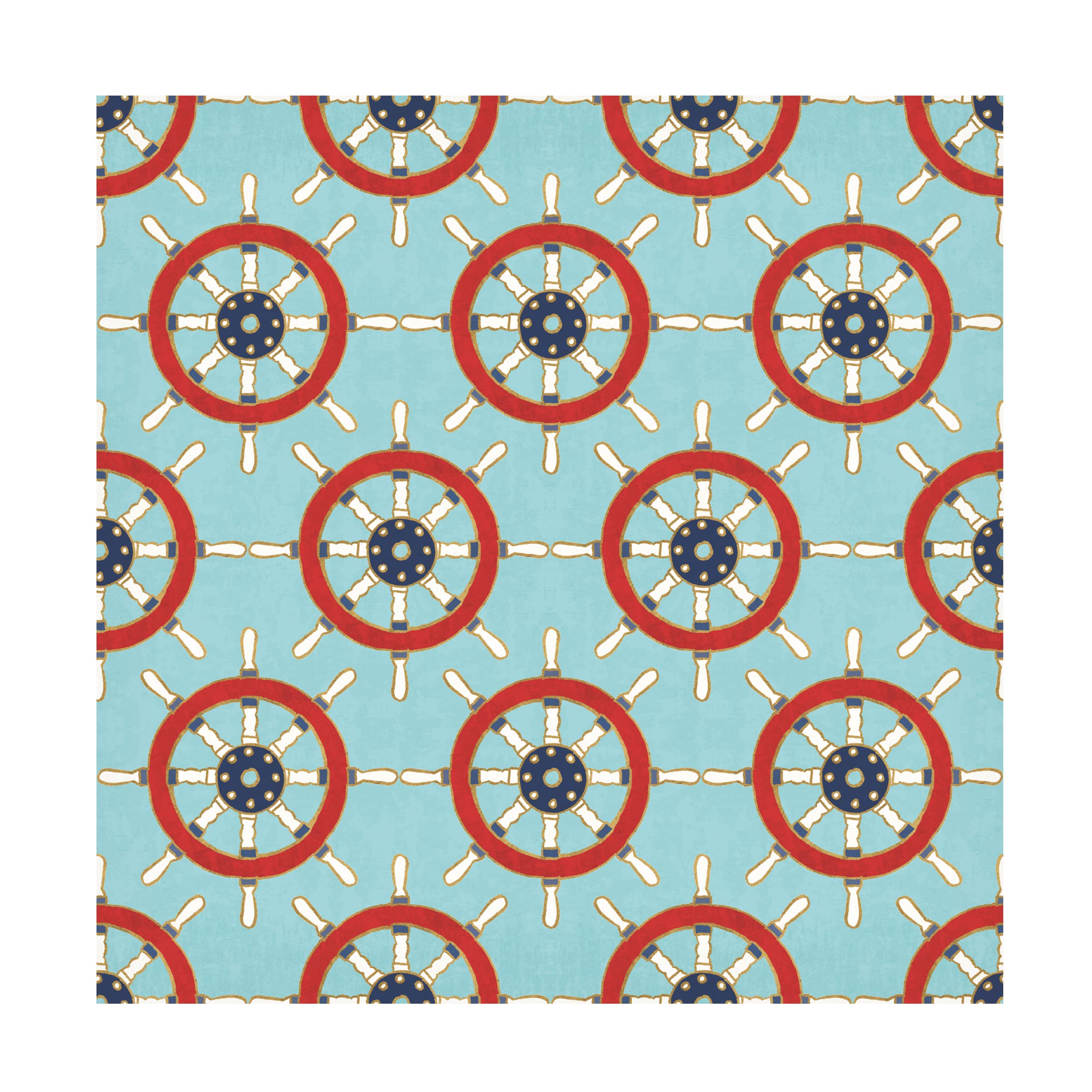 Trademark Fine Art 'Underlined Nautical Step 06D' Canvas Wall Art by Veronique Charron - Perfect for Beach House Decor, Coastal Living Room & Nautical Bedroom