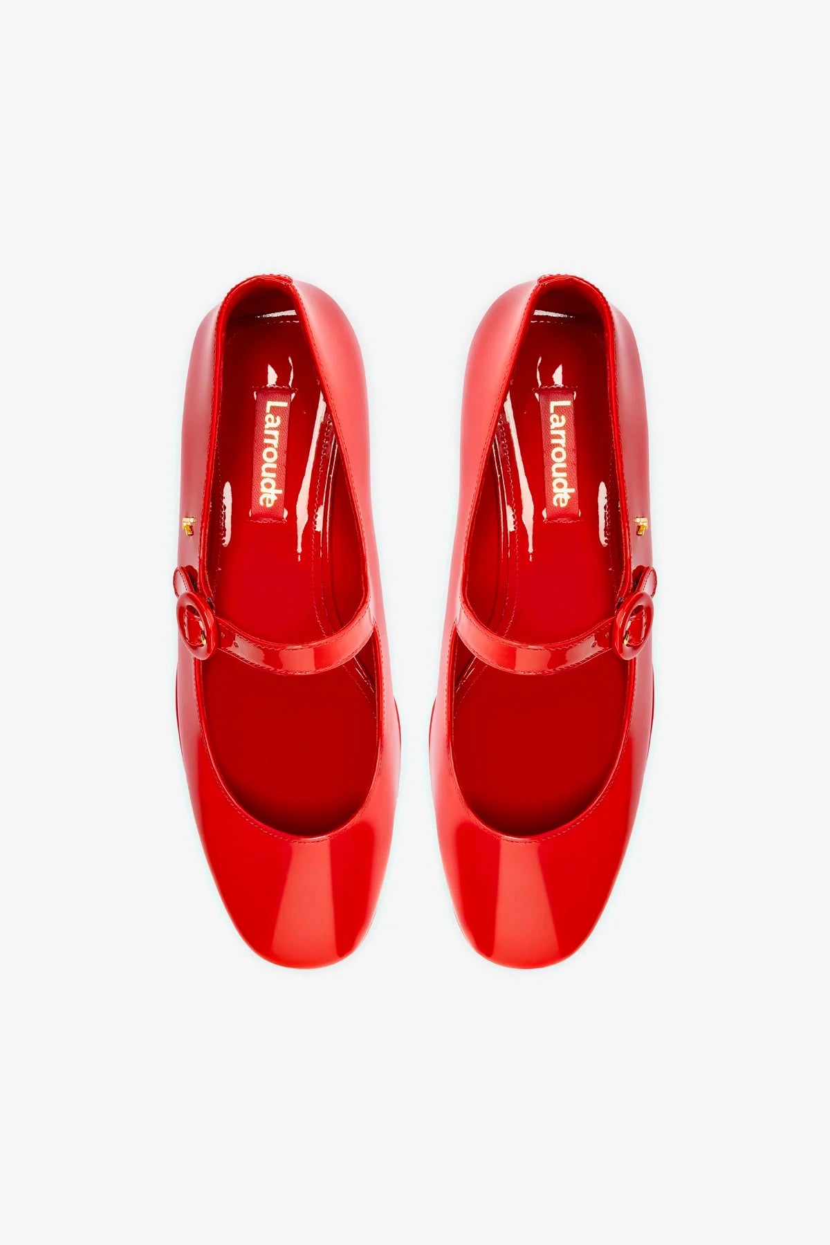 Blair Flatform Sandals in Scarlet Patent Leather - Women's Comfortable Dressy Shoes for Weddings, Parties & Office Wear