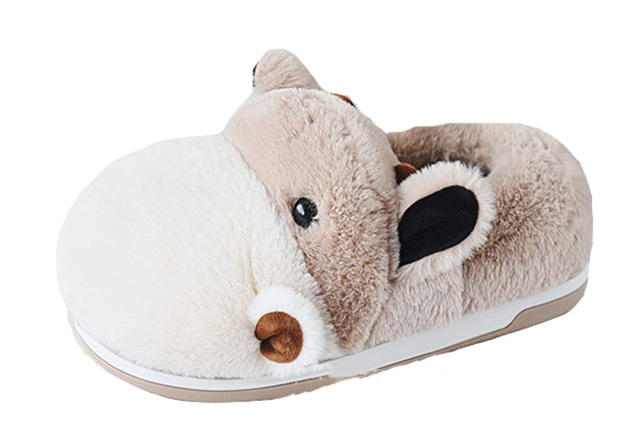 **YILANLAN Cozy Hippo Slippers for Adults - Soft Plush Cotton House Shoes with Non-Slip Sole - Perfect for Indoor, Lounge & Home Comfort**