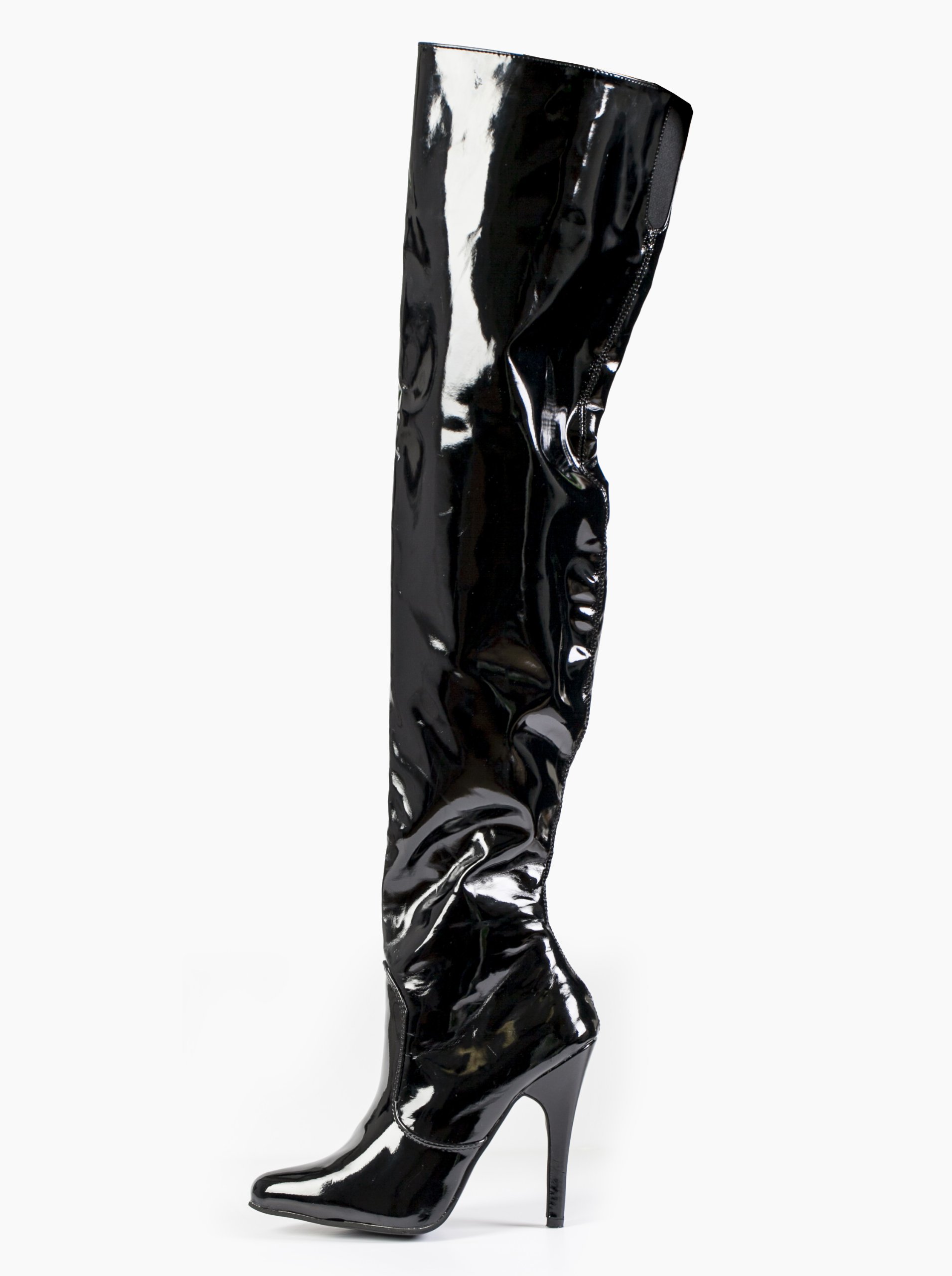 Ellie Shoes Susie 5 Inch Heel Thigh High Boots for Women - Sexy Black Over The Knee Boots for Party, Night Out & Date Night