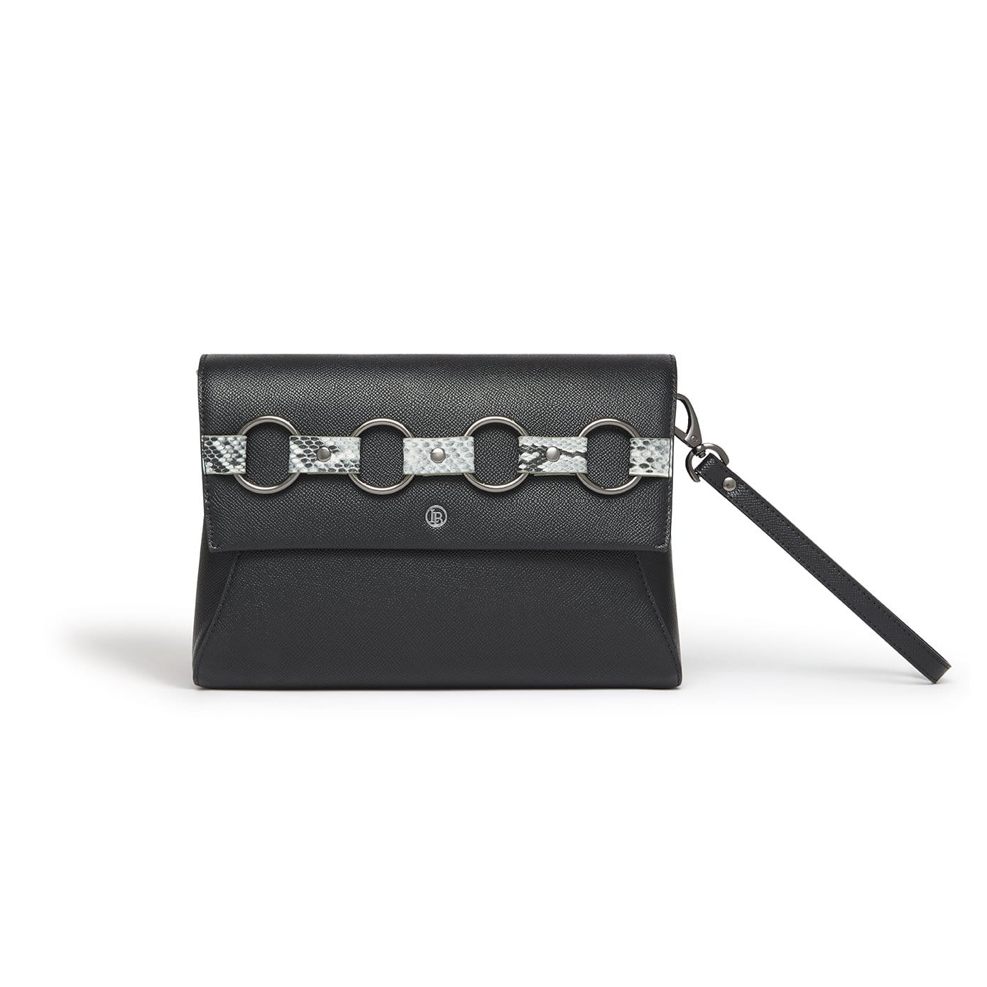 Vegan Leather Clutch Crossbody Bag for Women - Stylish Black Purse for Everyday Use, Parties & Date Nights