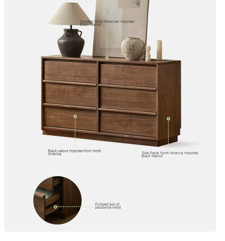 Premium Black Walnut Solid Wood Storage Box - Handcrafted Organizer for Jewelry, Keepsakes & Home Decor | Perfect for Bedroom, Office & Gift Giving