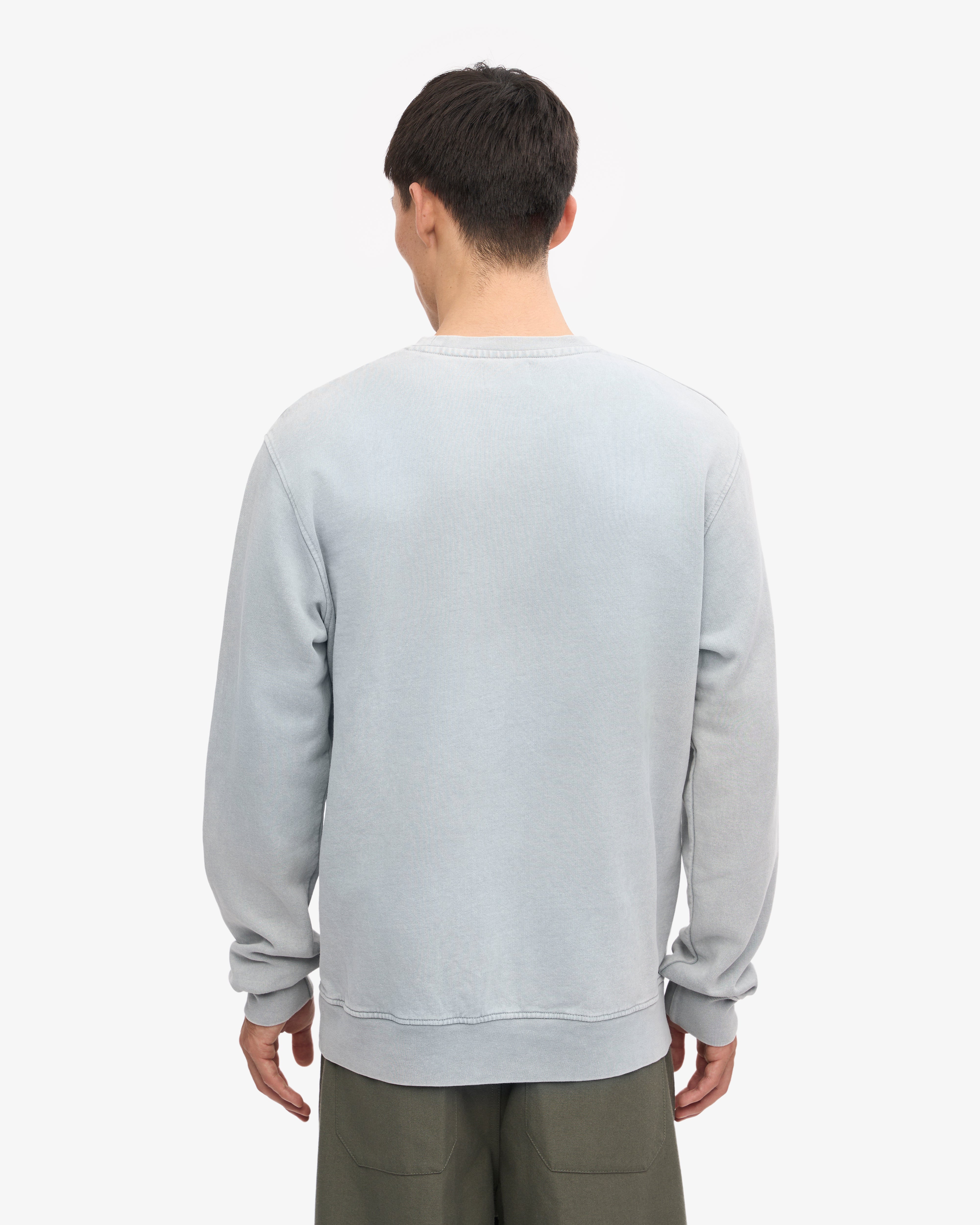 Classic Organic Cotton Crew Neck T-Shirt for Men - Faded Grey - Soft & Comfortable Casual Wear for Everyday Outfits