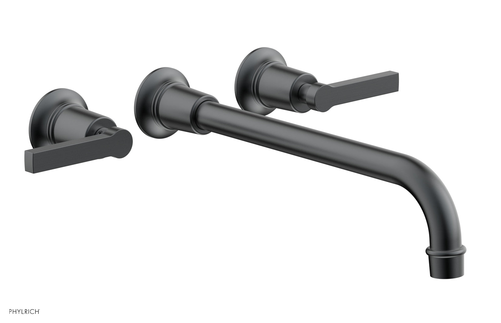 HEX MODERN Wall Mounted Lavatory Faucet Set with 12