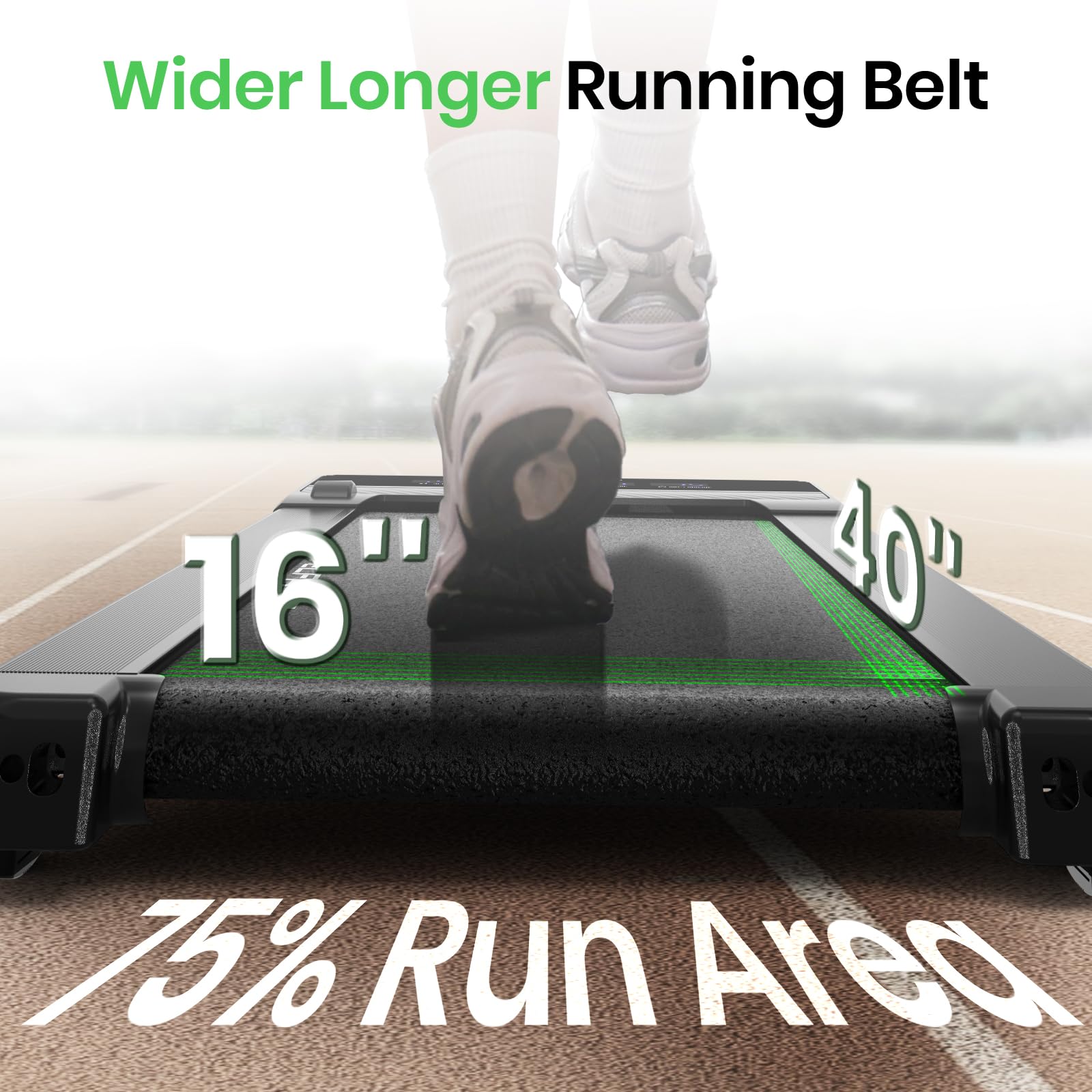 Under Desk Treadmill with 12% 6° Auto Incline - 450Lbs Weight Capacity, 6 HIIT Modes & Remote Control | Home Office Walking Pad with LED Display (Max 4 MPH) - Perfect for Small Spaces, Work from Home & Apartment Workouts