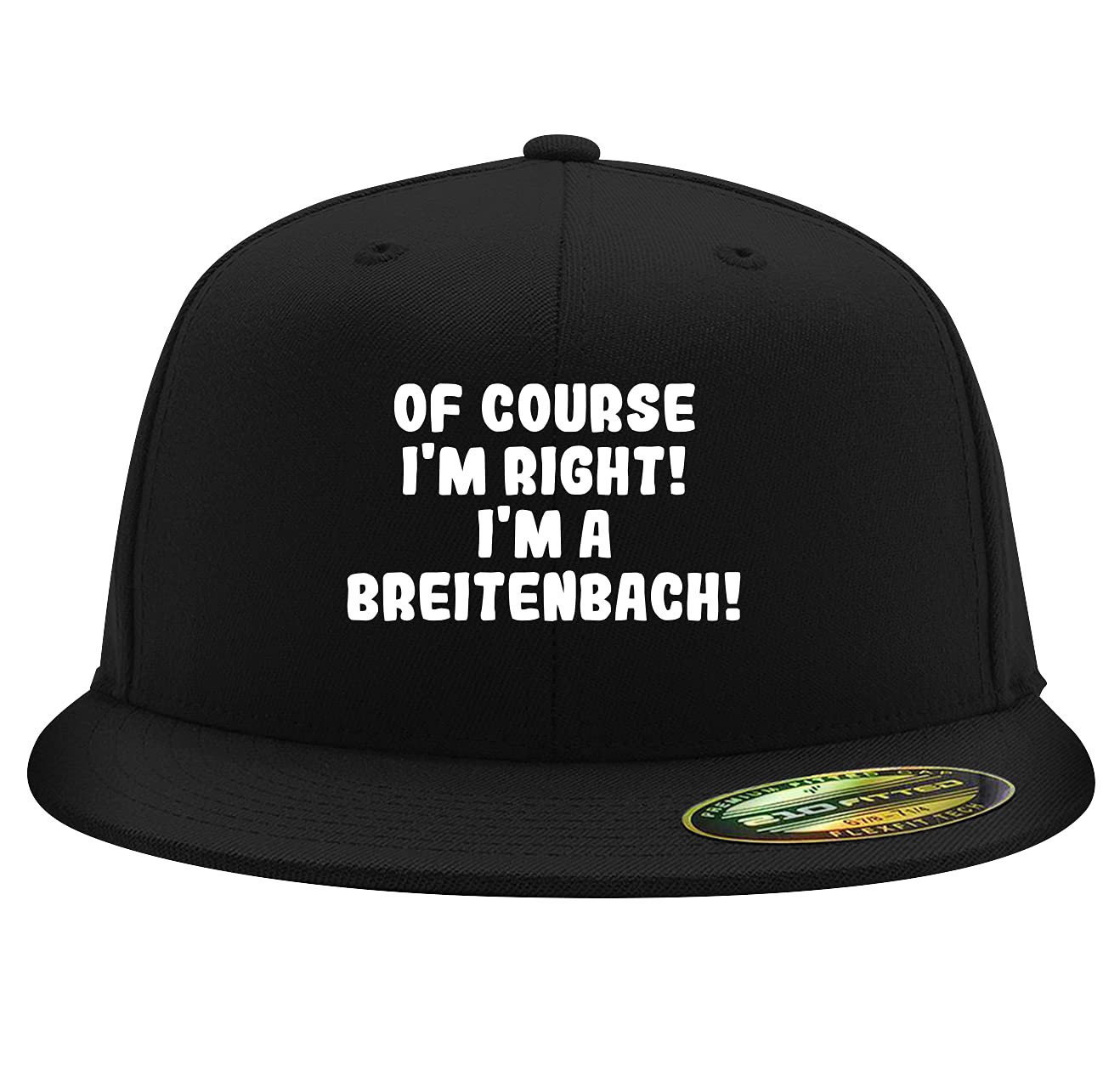 Flexfit 6210 Structured Flat Bill Fitted Hat - Premium Baseball Cap for Men & Women | Comfortable Adjustable Design for Sports, Outdoor & Casual Wear