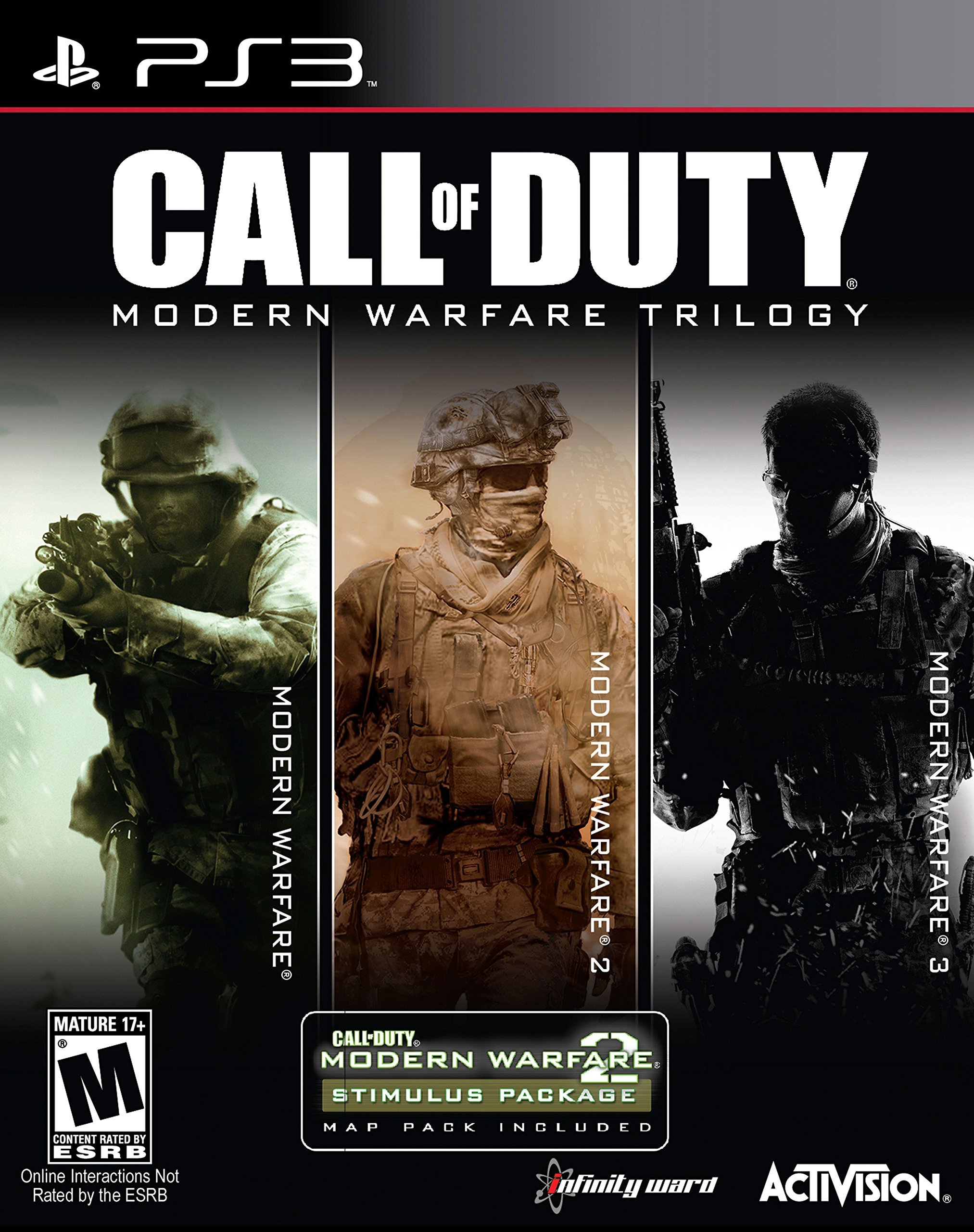 Call of Duty: Modern Warfare Trilogy - PlayStation 3 (Renewed) | Action-Packed FPS Game Bundle | Perfect for Gaming Nights & Collector's Edition