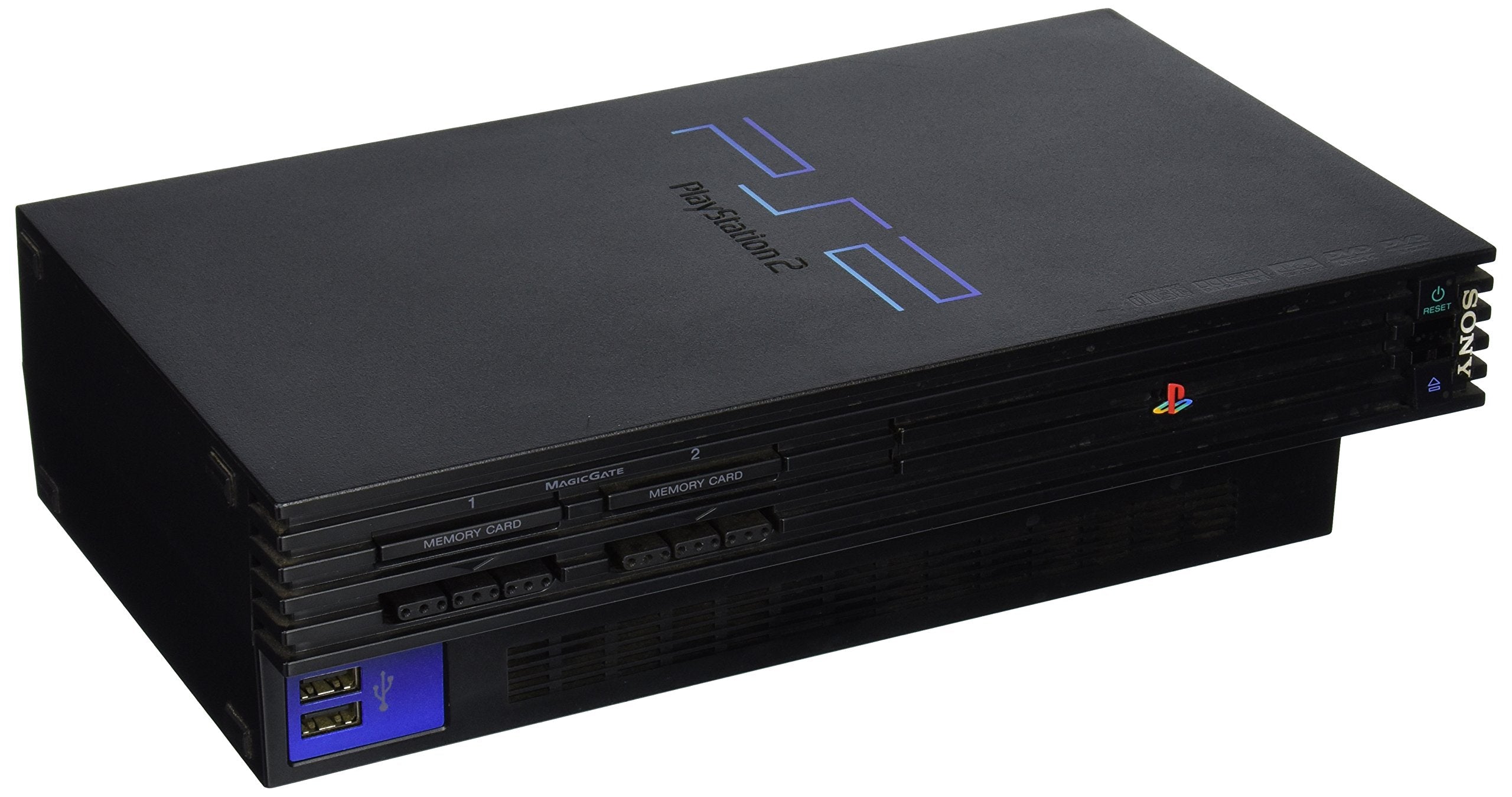 Original PlayStation 2 Console - Black | Classic Gaming System for Retro Game Enthusiasts | Perfect for Home Entertainment & Nostalgic Gaming Sessions