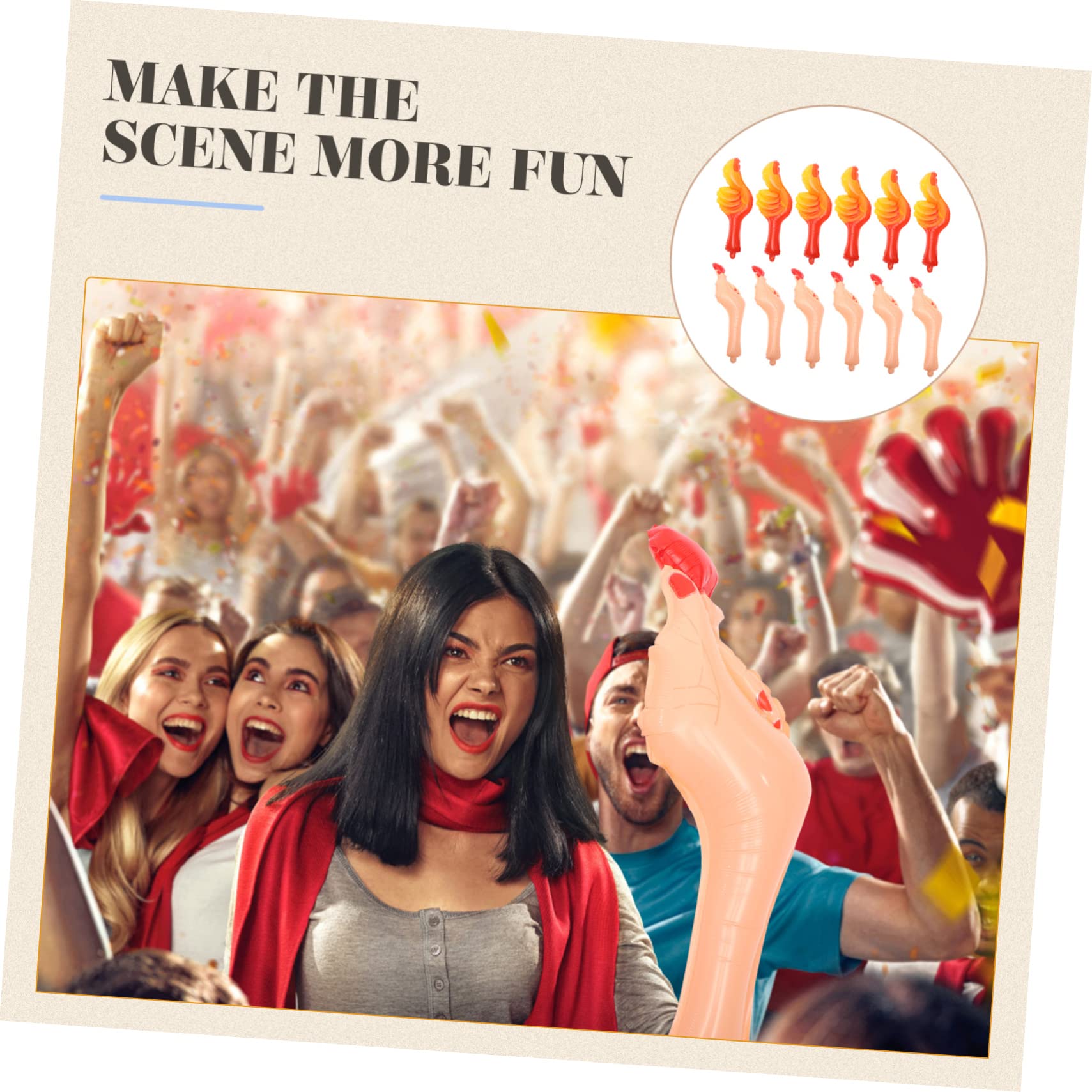 12pcs Inflatable Baseball Noisemakers - Fun Party Favors for Baseball Games, Birthday Celebrations & Sports Events - Better Than Heart-Shaped Balloons (WOONEKY)