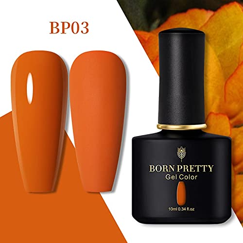 BORN PRETTY 10ml Black Spar Series Gel Nail Polish BP03 - Soak Off UV/LED Nail Polish for Salon & DIY Manicure | Long-Lasting Nail Art Design | Perfect Gift for Nail Lovers | Requires UV Light to Cure | Great for Home Use, Parties & Special Occasions