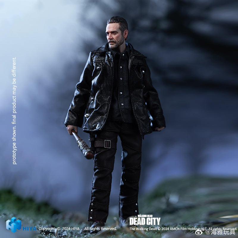 HIYA 16CM 1/12 Scale Negan Action Figure - The Walking Dead: Dead City Collectible (Pre-Order) | Perfect for Display, Photography & Diorama Scenes