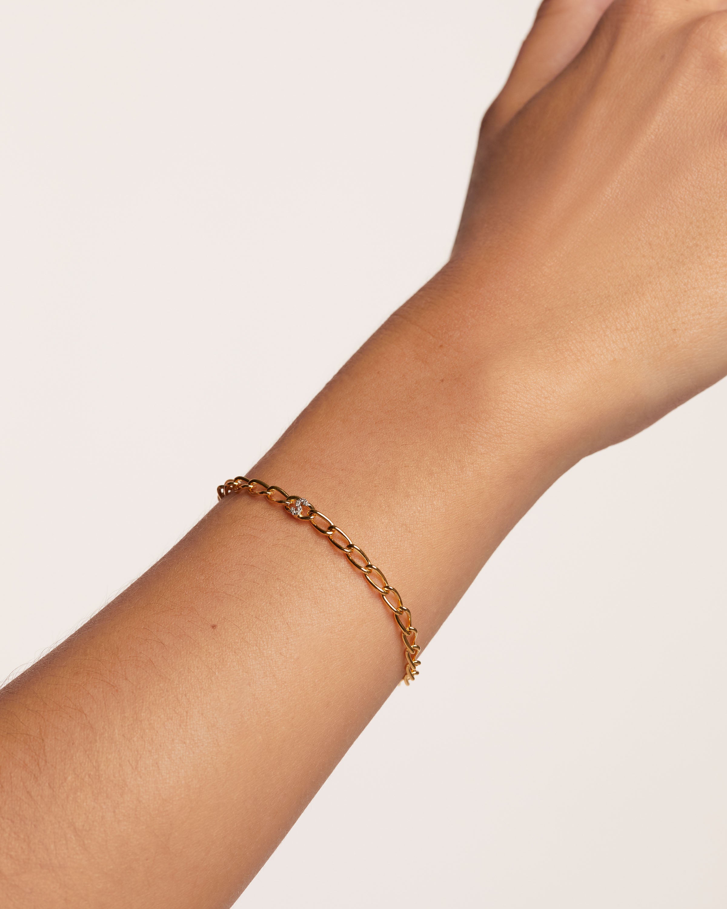 Letter S Chain Bracelet for Women - Sterling Silver Initial Charm Jewelry Gift for Her - Perfect for Birthdays, Anniversaries & Everyday Wear