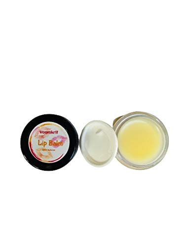 Vaamkrit Natural Chemical-Free Lip Balm with Shea & Cocoa Butter - Hydrating & Nourishing for Dry, Chapped Lips - Perfect for Winter, Outdoor Activities & Daily Care