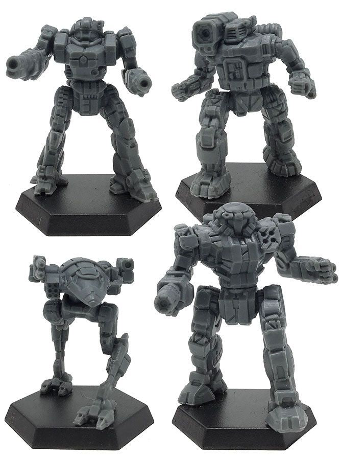 BattleTech Miniature ForcePack: Inner Sphere Urban Lance - MechWarrior Tabletop Game Miniatures for Wargaming & Collecting - Perfect for Strategy Battles & Sci-Fi Gaming Scenes