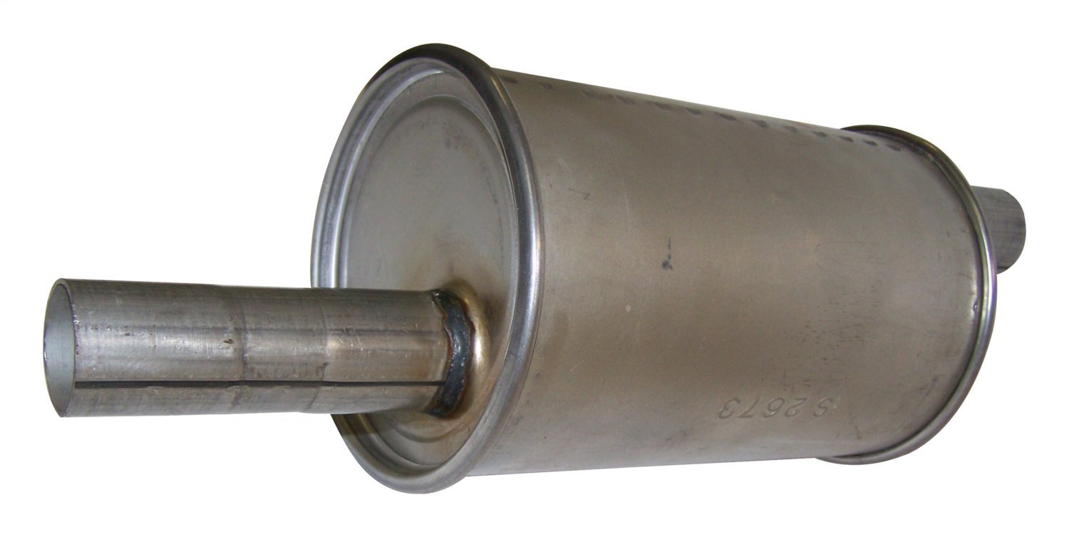 Crown Automotive Performance Muffler Exhaust System - High-Quality Car Exhaust Upgrade for Enhanced Sound & Performance | Perfect for Street Racing, Off-Roading & Daily Driving