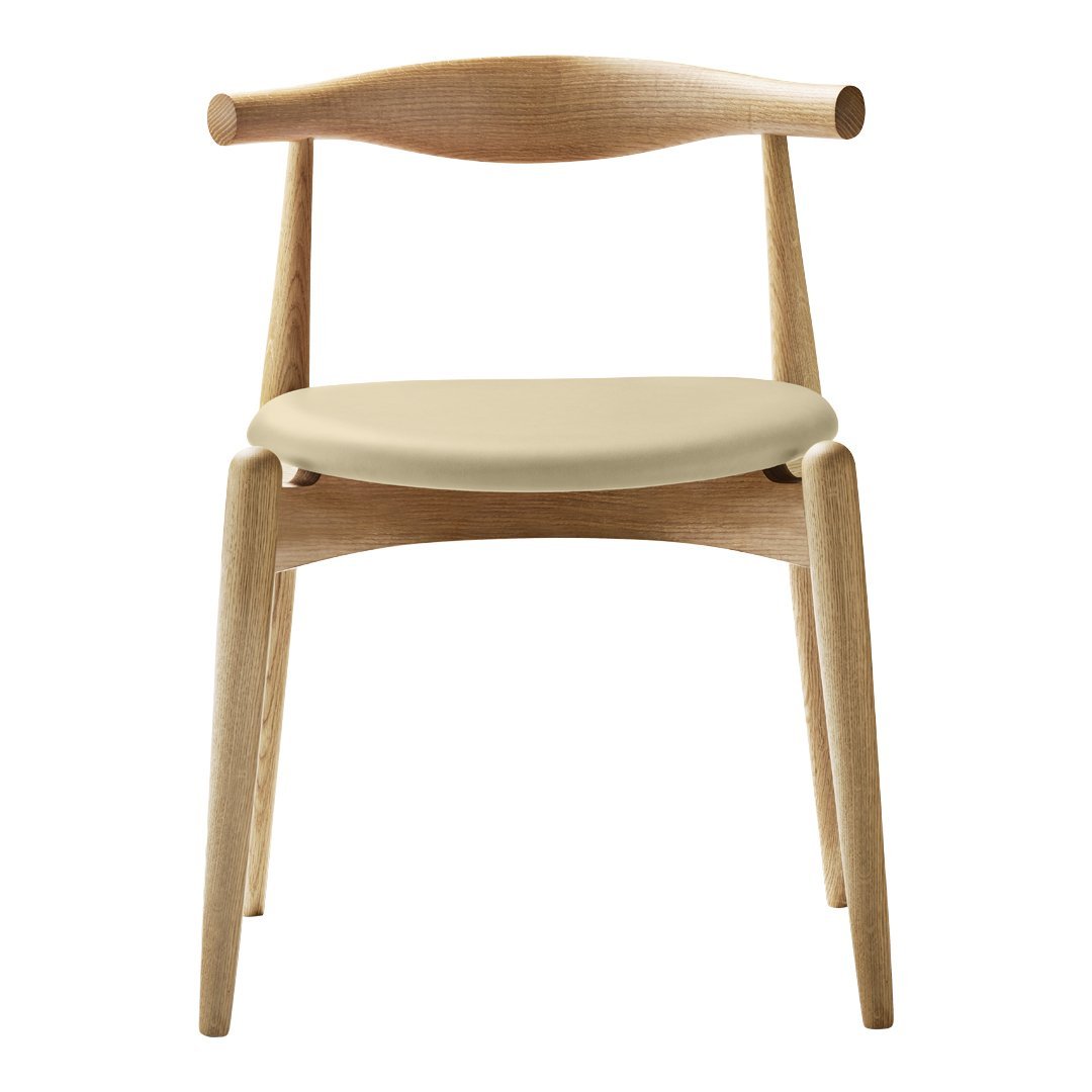 CH20 Elbow Chair - Solid Wood Modern Accent Chair for Living Room, Bedroom & Office - Comfortable Armchair with Ergonomic Design for Relaxing & Reading