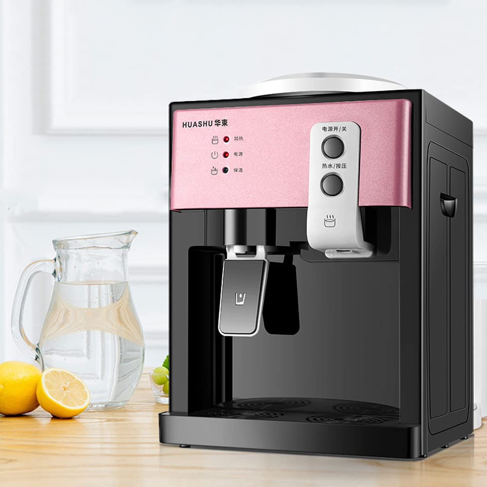PIOJNYEN 5 Gallon Electric Water Cooler Dispenser - Top Loading, Hot & Cold, Freestanding for Home, Office, School - Rose Gold | Perfect for Hydration in Living Rooms, Break Rooms & Dormitories