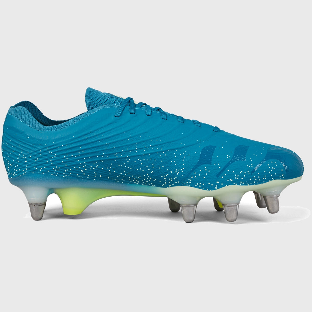 Canterbury Stampede Groundbreak Elite SG Rugby Boots - High-Performance Cleats for Rugby Players - Perfect for Wet & Muddy Fields - Lagoon Blue
