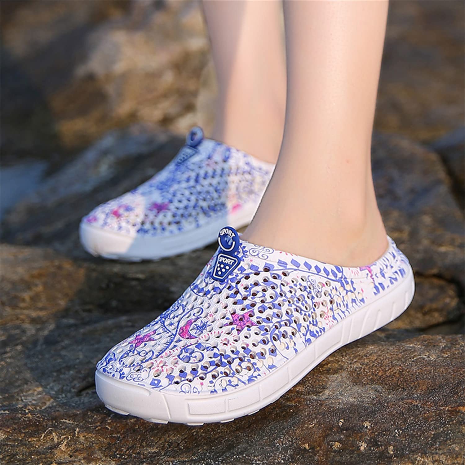 **Women's Garden Clogs - Breathable Water Shoes for Beach, Bathing & Walking | Non-Slip Comfortable Footwear for Home, Travel & Outdoor Activities**