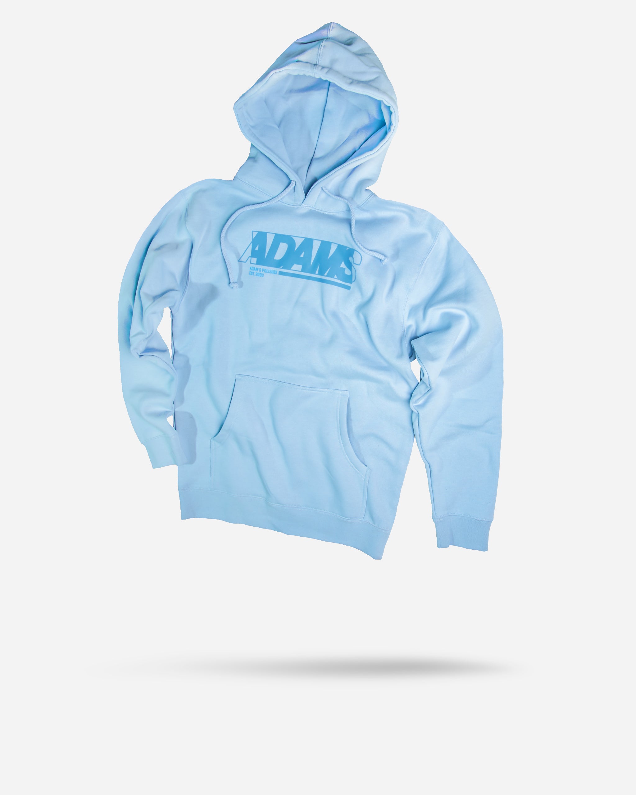 Adam's Blue Aqua Hoodie for Men - Lightweight Water-Resistant Pullover with Kangaroo Pocket - Perfect for Outdoor Activities, Hiking & Casual Wear