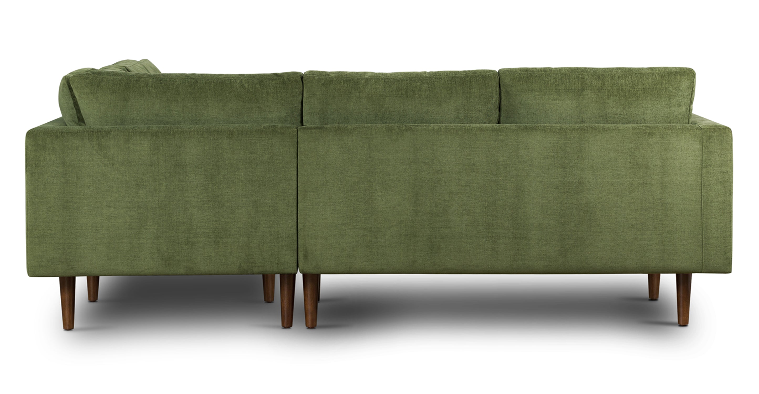 Luxury Napa Velvet Corner Sectional Sofa - Modern L-Shaped Couch for Living Room, Home Theater & Lounge Areas - Soft & Durable Upholstered Furniture for Family Gatherings & Relaxation