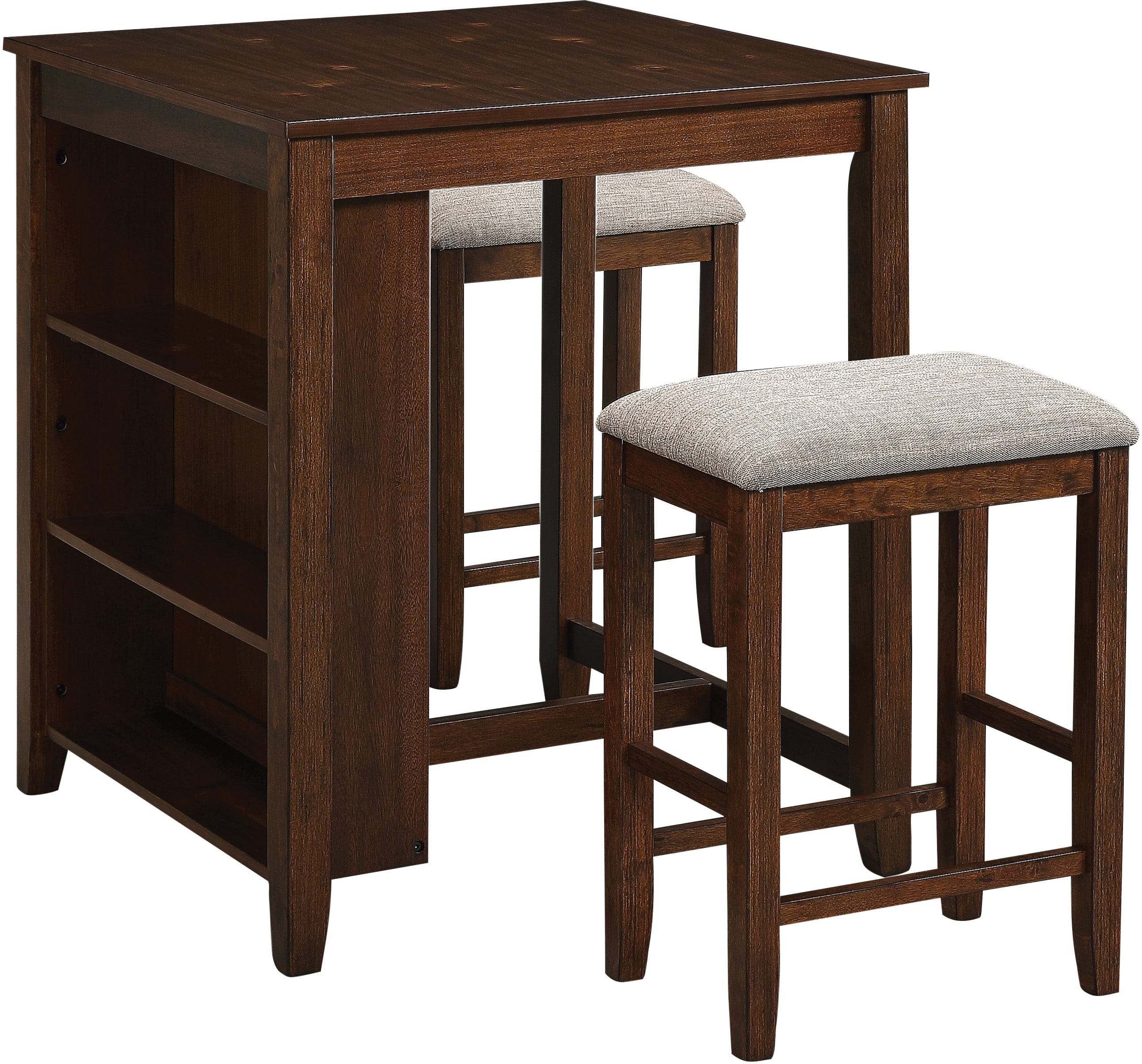 Office Star Regal Bar Height Dining Set [BP REGBD] - Modern Bar Table & Stools for Kitchen, Breakfast Nook & Small Space Dining
