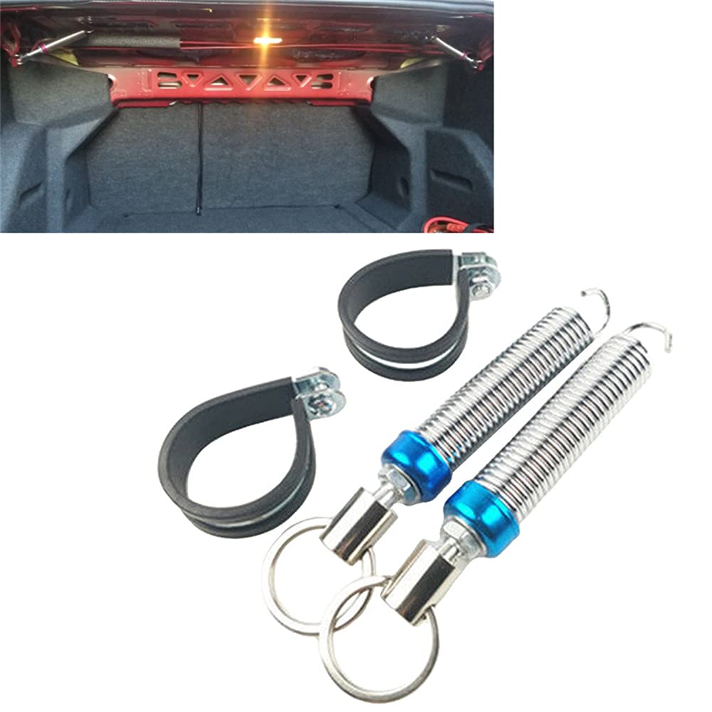 2PCS Universal Adjustable Car Trunk Spring Lifters - Heavy Duty Auto Trunk Lift Support for Sedan, SUV, Hatchback - Easy Installation & Enhanced Convenience for Loading/Unloading
