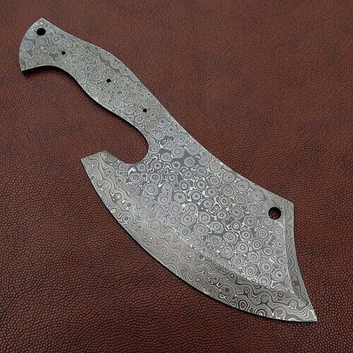 Handmade Damascus Steel Chef Cleaver - 10