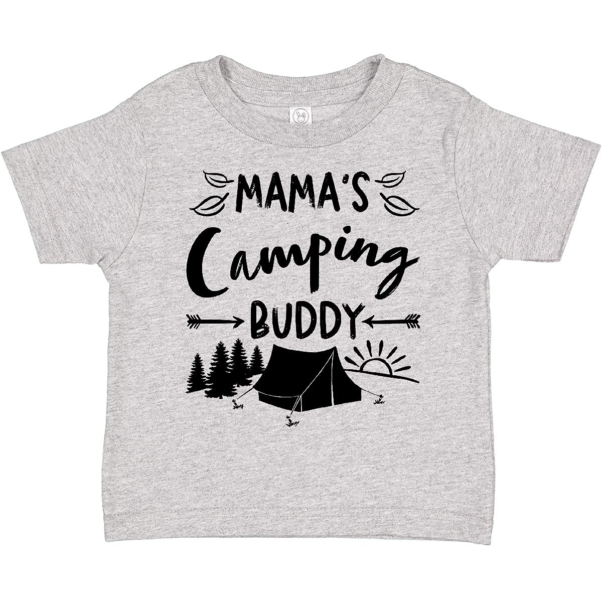 Inktastic Mamas Camping Buddy Toddler T-Shirt - Cute Graphic Tee for Outdoor Adventures, Family Camping Trips & Toddler Playdates