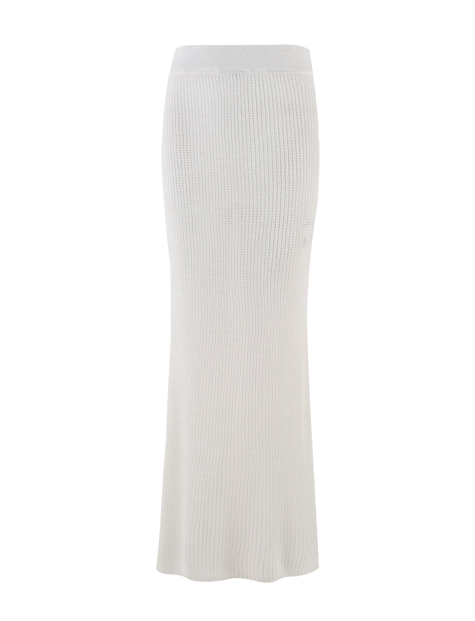 Ramsey Skirt for Women - White A-Line Midi Skirt | Elegant & Comfortable Summer Skirt for Office, Party & Casual Wear