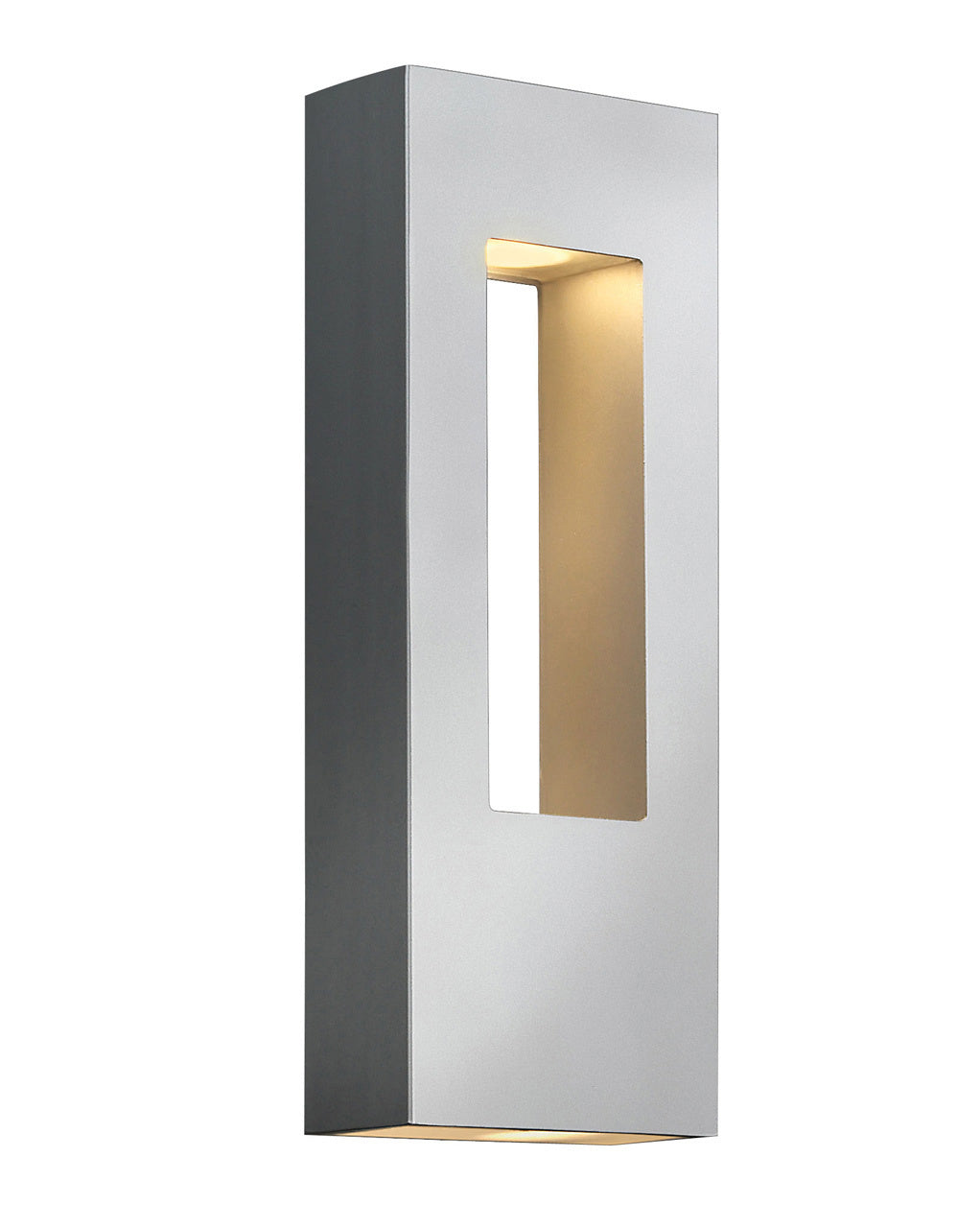 Premium Atlantis LED Wall Mount Light Fixture in Titanium Finish - Modern Dimmable Lighting for Living Room, Bedroom & Hallway