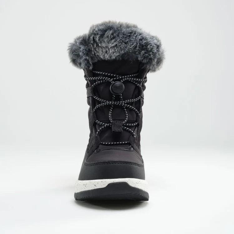 Kamik Stormy F Youth Kids Winter Snow Boots - Waterproof & Insulated for Boys & Girls (Sizes 1-8) - Perfect for Snow Play, Sledding & Cold Weather Adventures