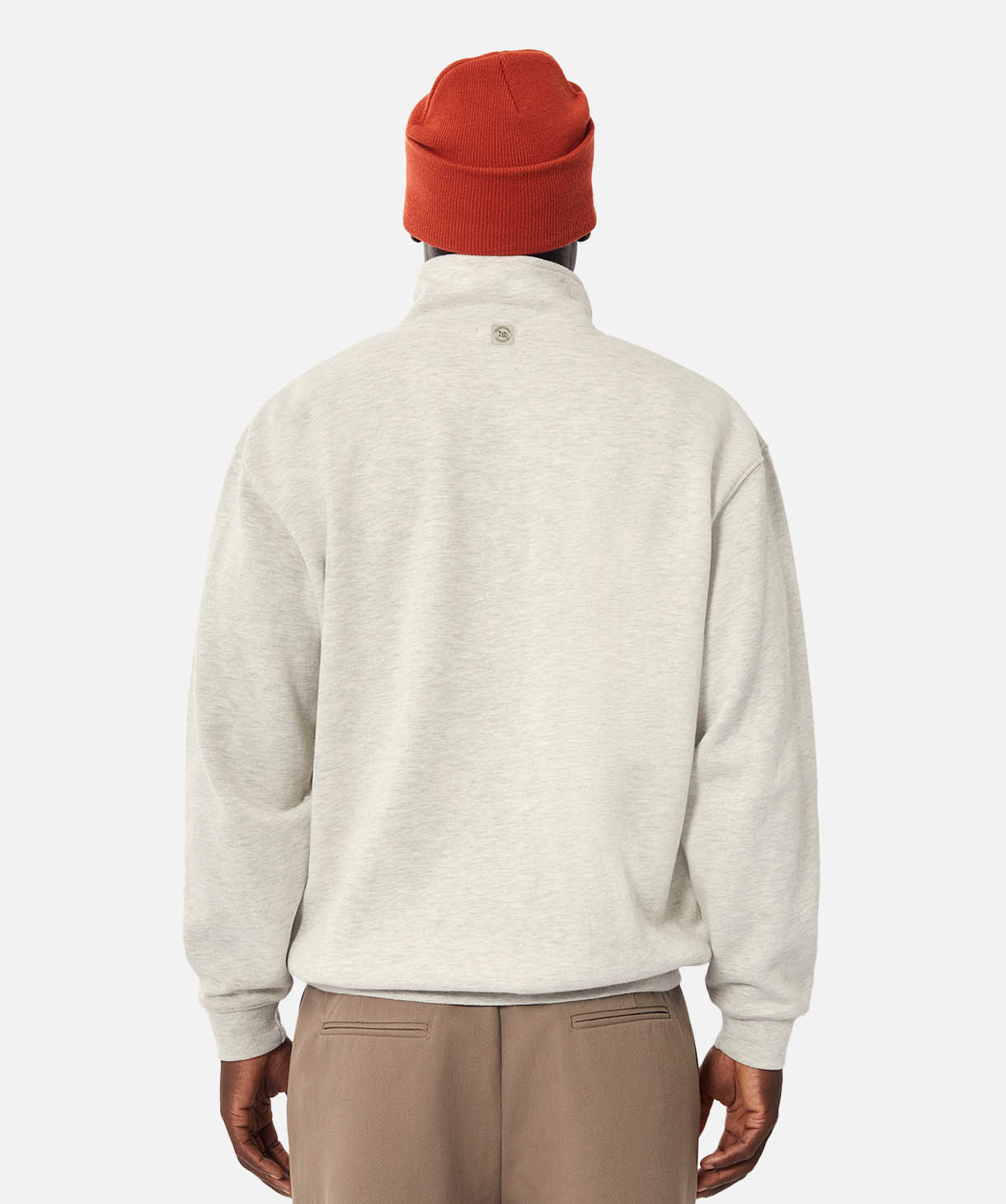 Staunton Tracktop Jacket - Oatmeal Marle Color - Stylish & Comfortable Men's Athletic Wear for Running, Gym & Casual Outfits