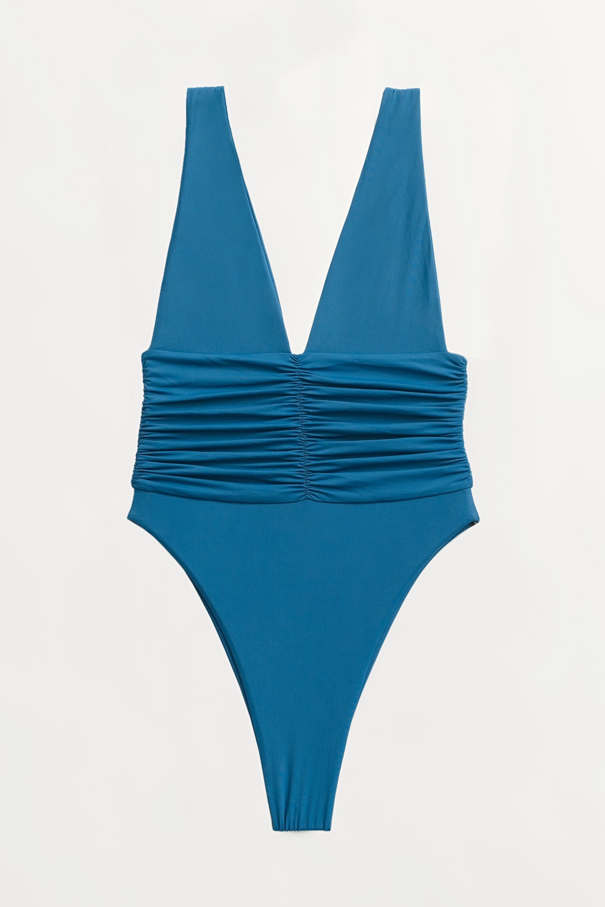 Echo One Piece Swimsuit - Moderate Coverage Indigo - Perfect for Beach Vacations, Pool Parties & Summer Getaways