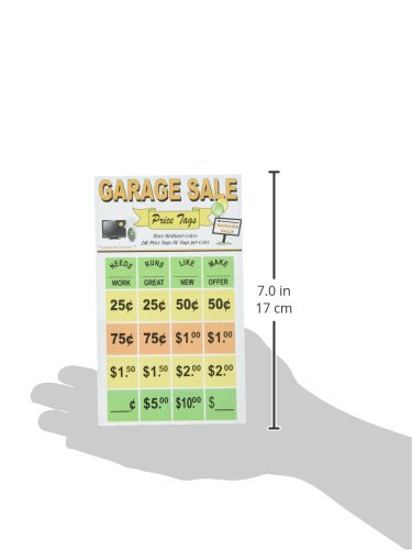 240 Round Garage Sale Price Stickers - Organize & Price Items for Moving