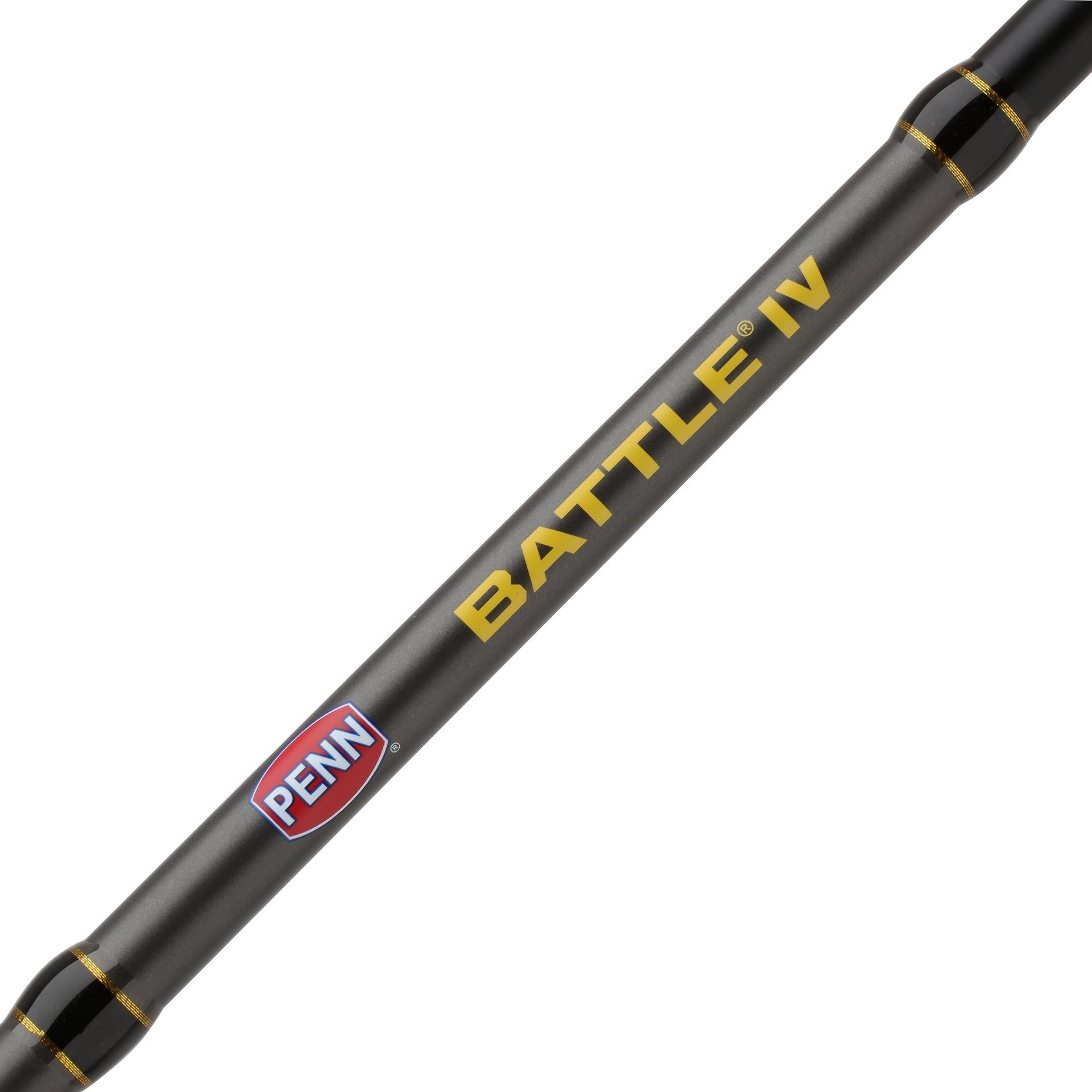 Battle IV Spinning Rod and Reel Combo - Premium Fishing Gear for Freshwater & Saltwater Anglers - Perfect for Bass, Trout, and Walleye Fishing