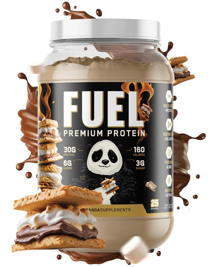 Panda Supplements FUEL Premium Whey Protein Powder for Muscle Growth & Recovery - Ideal for Post-Workout, Weight Loss & Fitness Enthusiasts