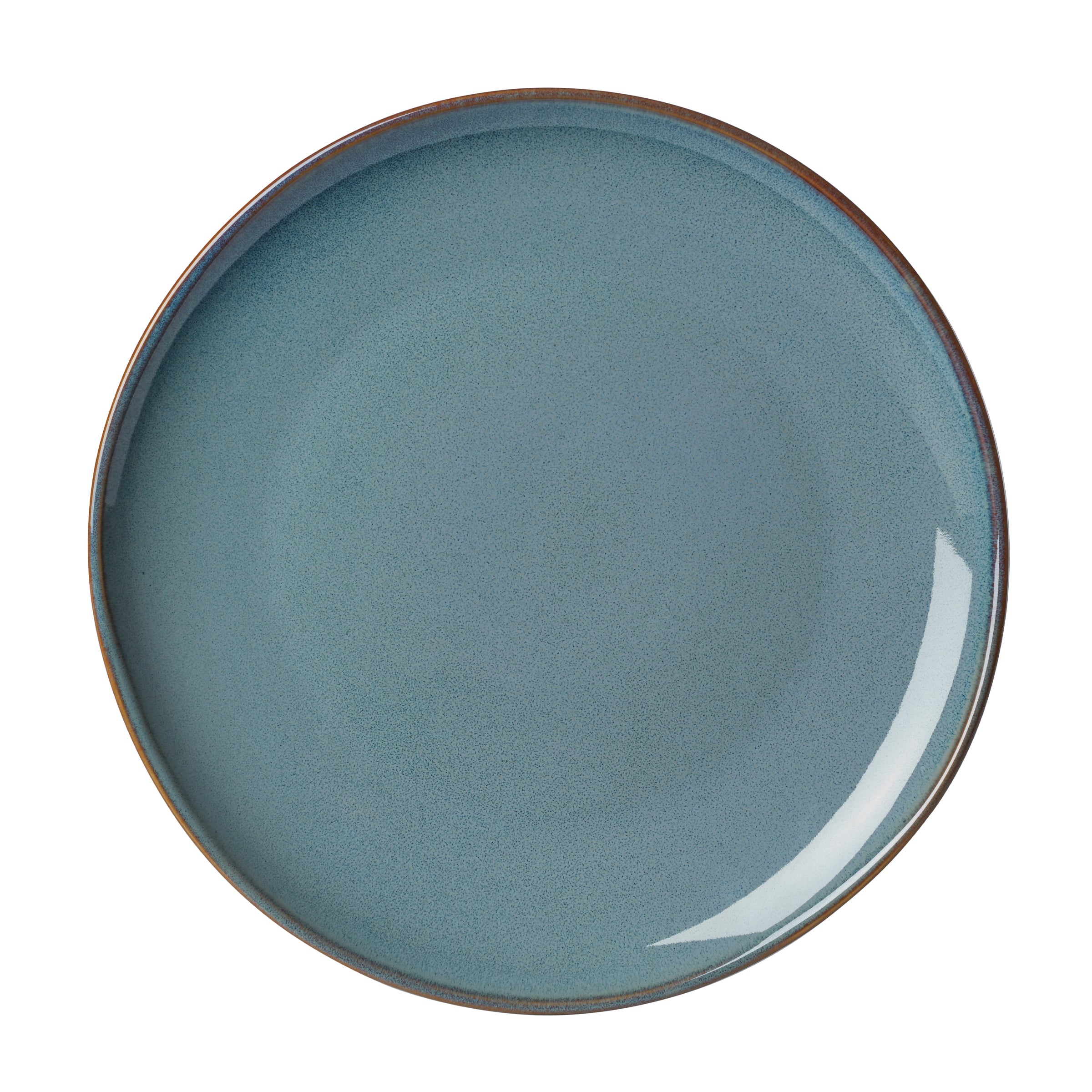 Premium Organic Shades Blue 12-Piece Dinnerware Set - Elegant Porcelain Plates, Bowls & Mugs for Everyday Dining, Entertaining & Special Occasions