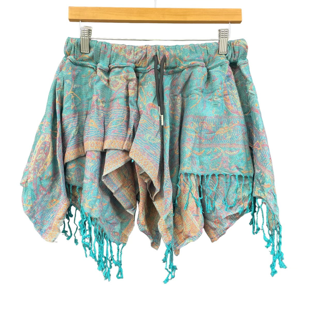 Stylish 2-Piece Teal Paisley Outfit Set for Women | Trendy Matching Top & Bottom | Perfect for Summer Vacations, Beach Trips & Casual Outings