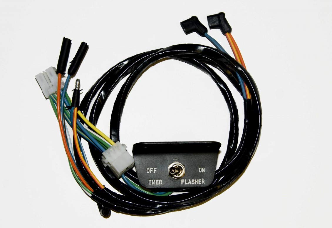 Scott Drake C6AZ-13350-E Emergency Flasher Switch for 1966 Ford Mustang - Classic Car Restoration & Safety Upgrade for Vintage Vehicles