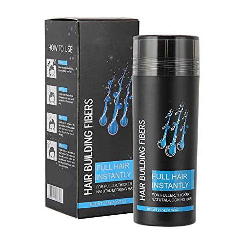 Qkiss 27.5g Hair Fibers for Thinning Hair - Natural Dark Brown Hair Thickening Spray for Women & Men | Instant Hair Volumizer & Building Fibers for Daily Styling & Special Occasions