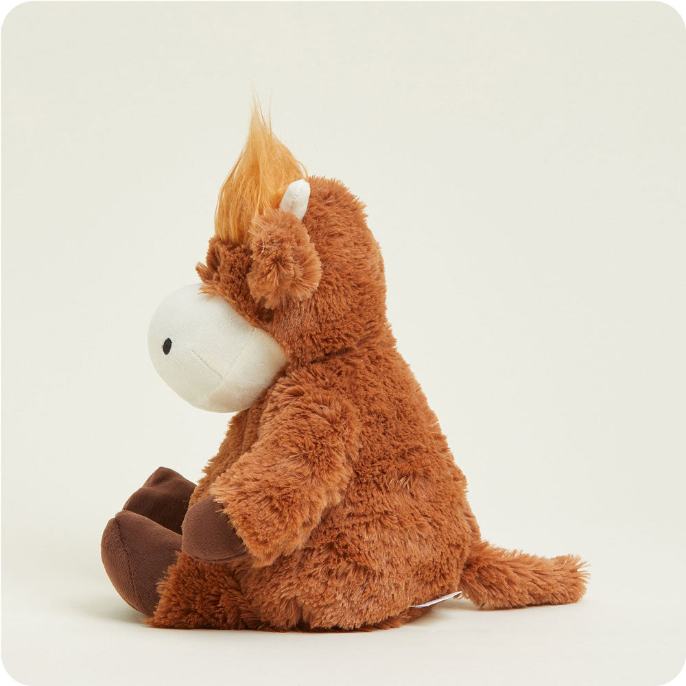 Highland Cow Warmies - Soft Plush Microwaveable Heating Pad for Stress Relief & Pain Relief - Perfect for Kids, Adults & Gifts | Home, Office & Travel Use