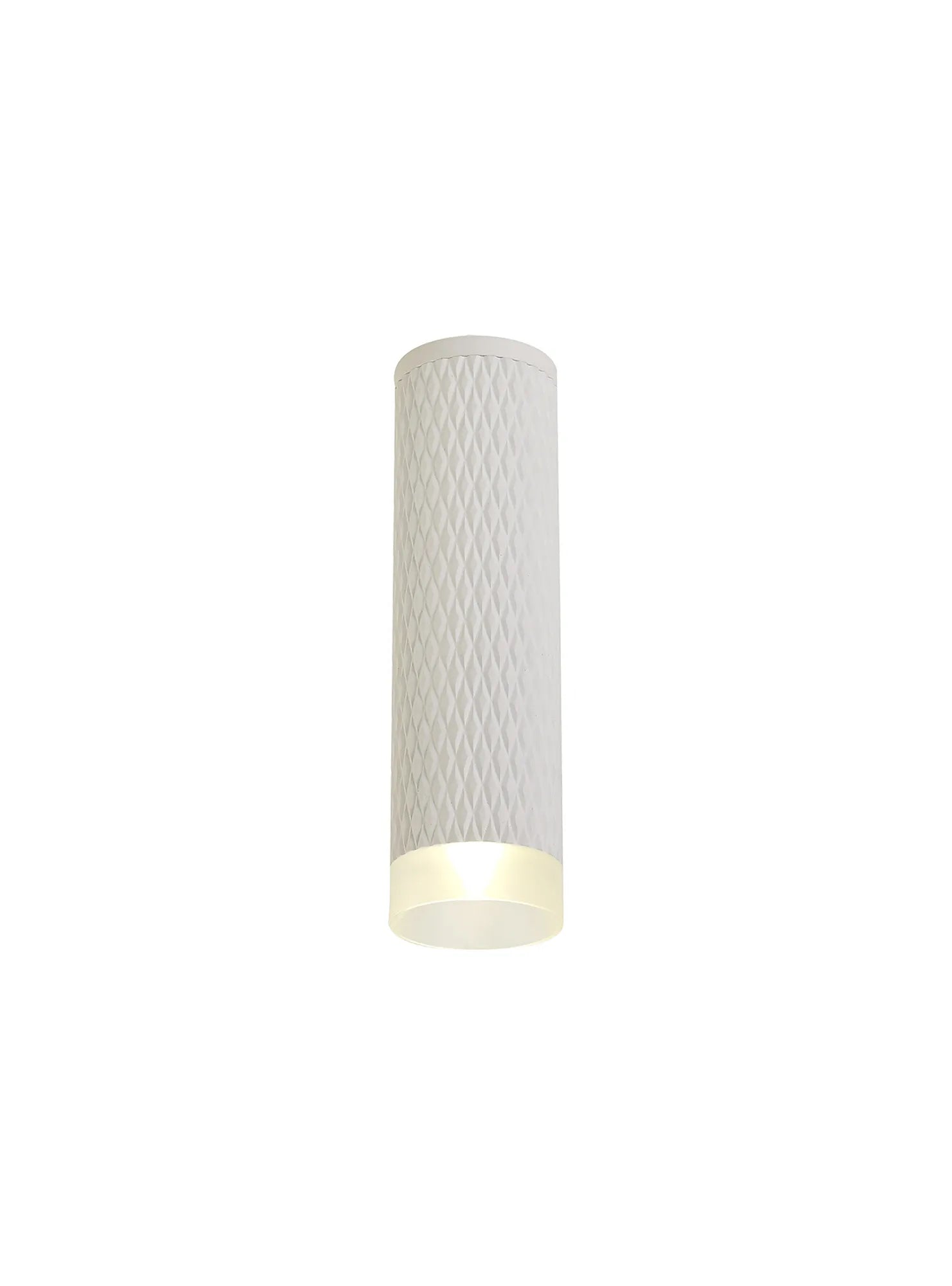 Cylo 1 Light 11cm Surface Mounted Ceiling Light Fixture GU10 Base in Champagne Gold with Acrylic Ring - Perfect for Bedroom, Living Room & Hallway Lighting